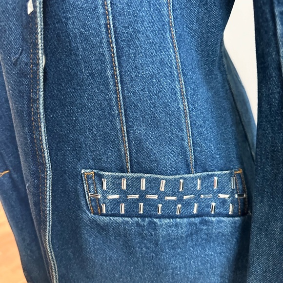 IB Diffusion Vintage Jean Blazer Jacket size 6 - Picture 4 of 5